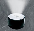 Small Round Light Base (Rotating) - Black Finish