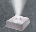 Square Light Base - Silver Finish